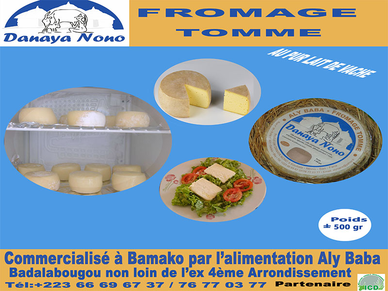ICDMali accompagne la laiterie Danaya Nono de San dans la fabrication de fromage